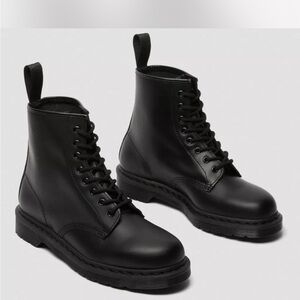 Dr. Martens Black Leather Lace-Up Women’s Boots